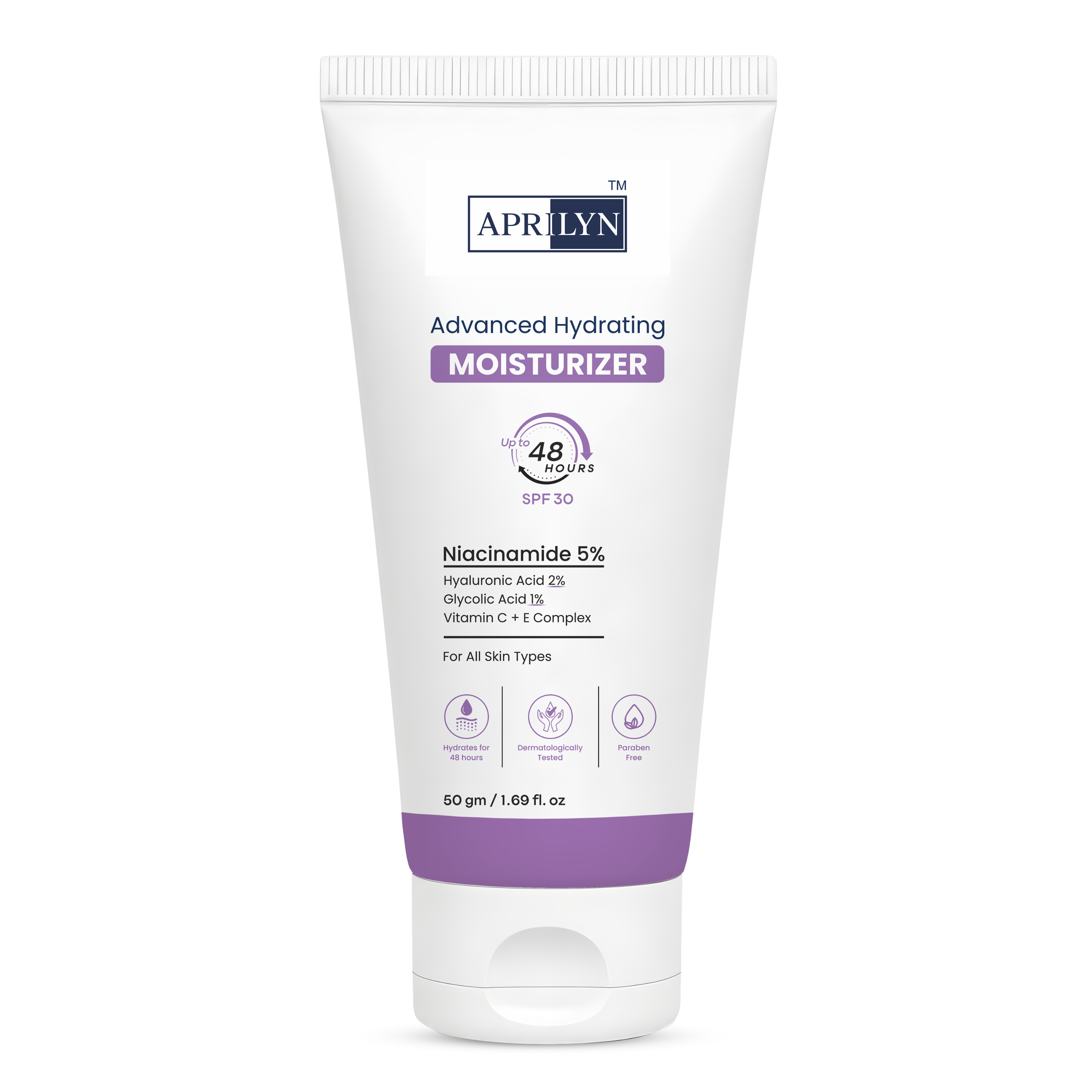 Advanced Hydrating Moisturizer with 5% Niacinamide & 2% Hyaluronic Acid | Barrier Repair & Brightening Formula – 50gm